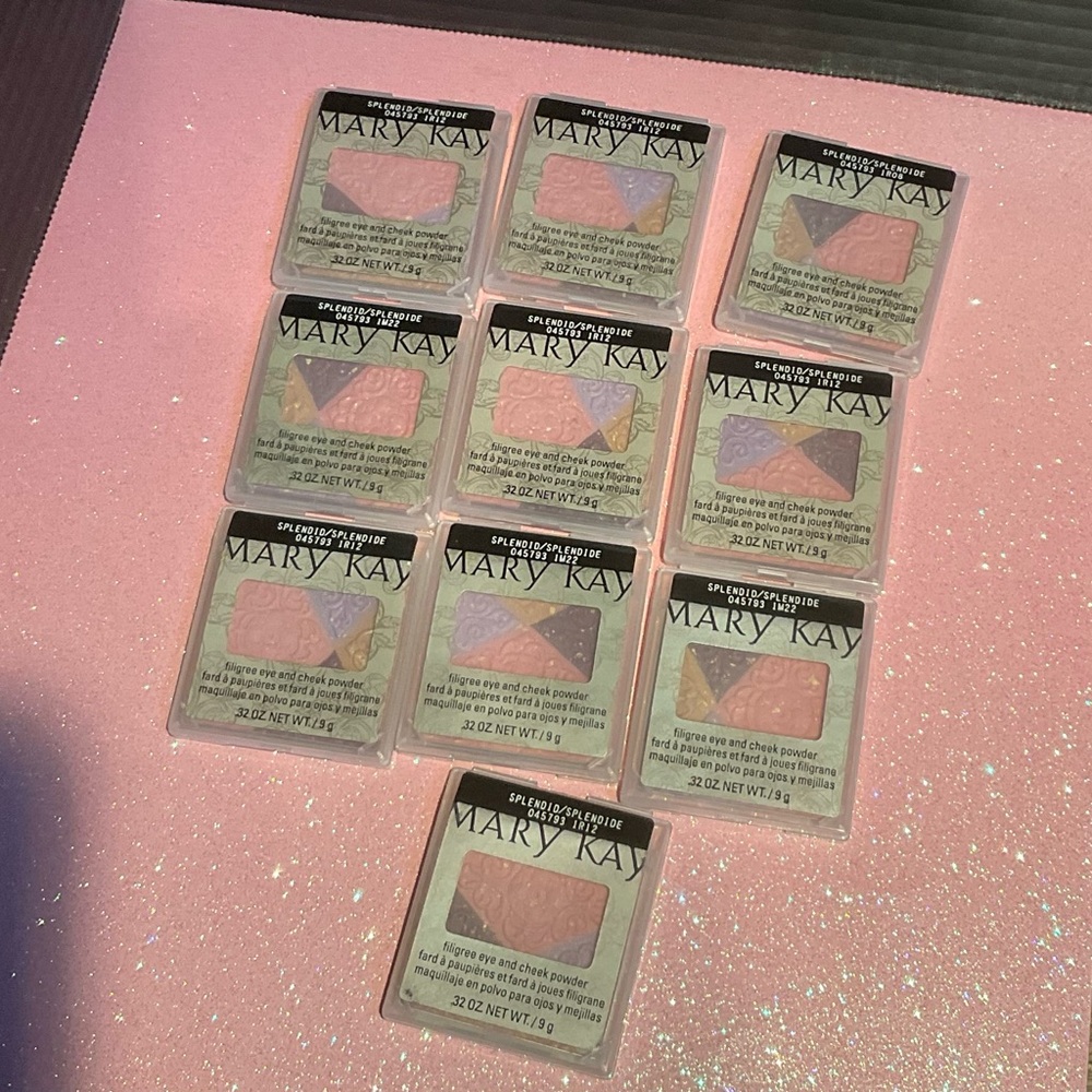 10- Mary Kay Splendid filigree eye and cheek color New 🔥#045793 + Compact